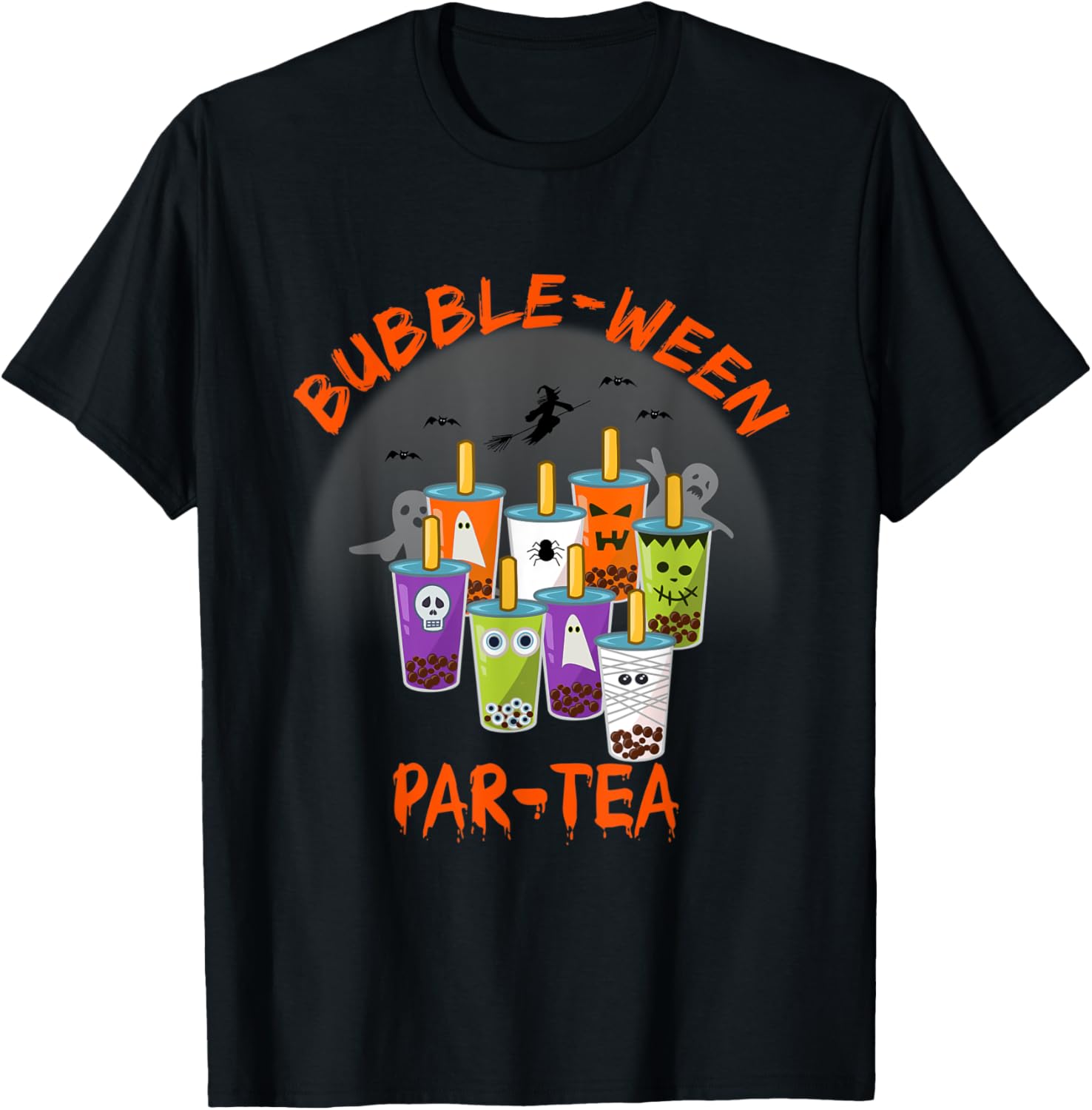 Funny Halloween Party Boba Bubble Tea Flavors
