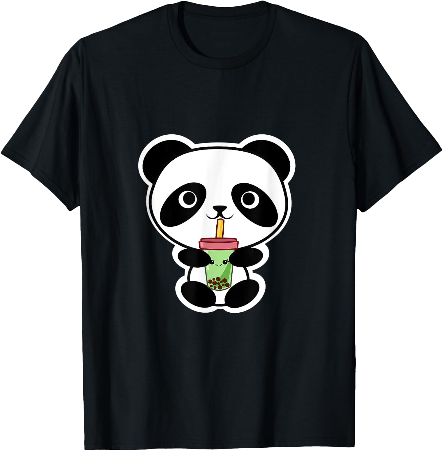 Cute Kawaii Baby Panda Loves Drinking Boba Bubble Tea Gift