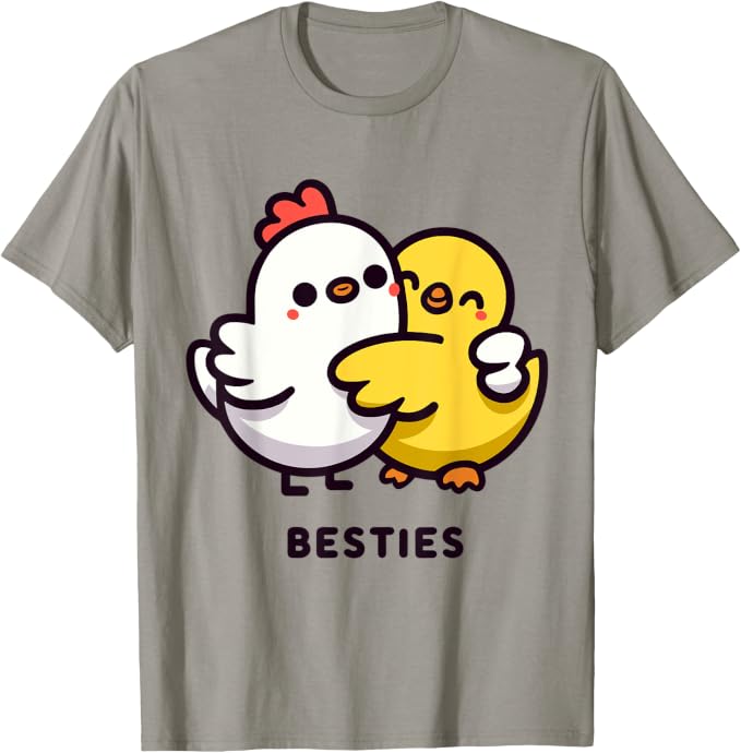 Cute Chicken and Duck Besties Friends Best Pal