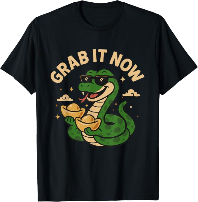 Grab your Money Now Snake with Gold Nuggets