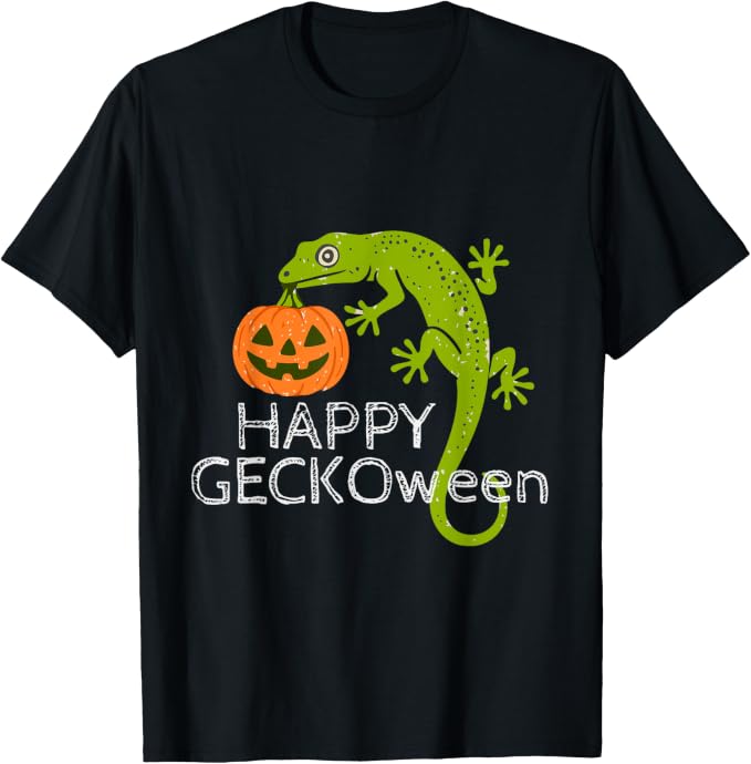 Funny Halloween Gecko Lizard Pumpkin Party