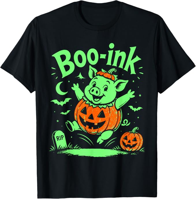 Cute Pig Pumpkin Jack-o'-lantern Halloween Boo oink